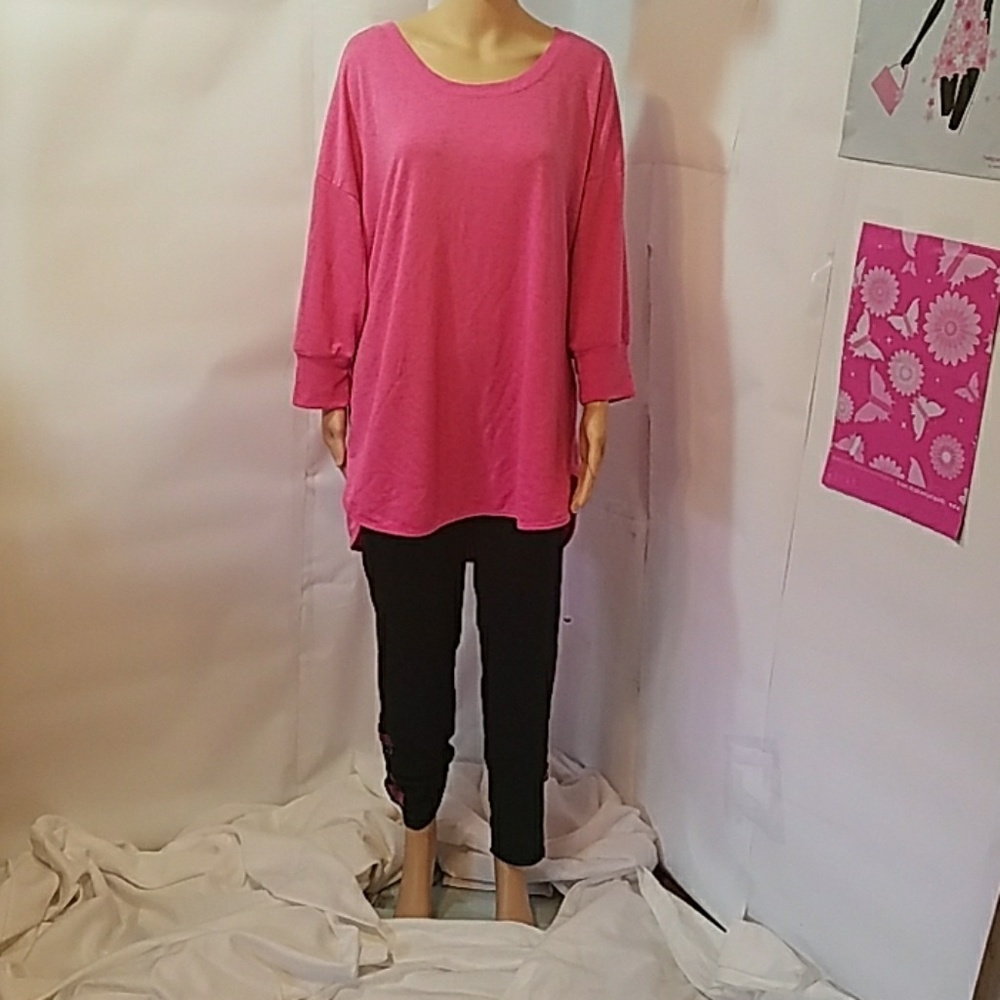 Pink thin sweatshirt material size 3xl [22waist]